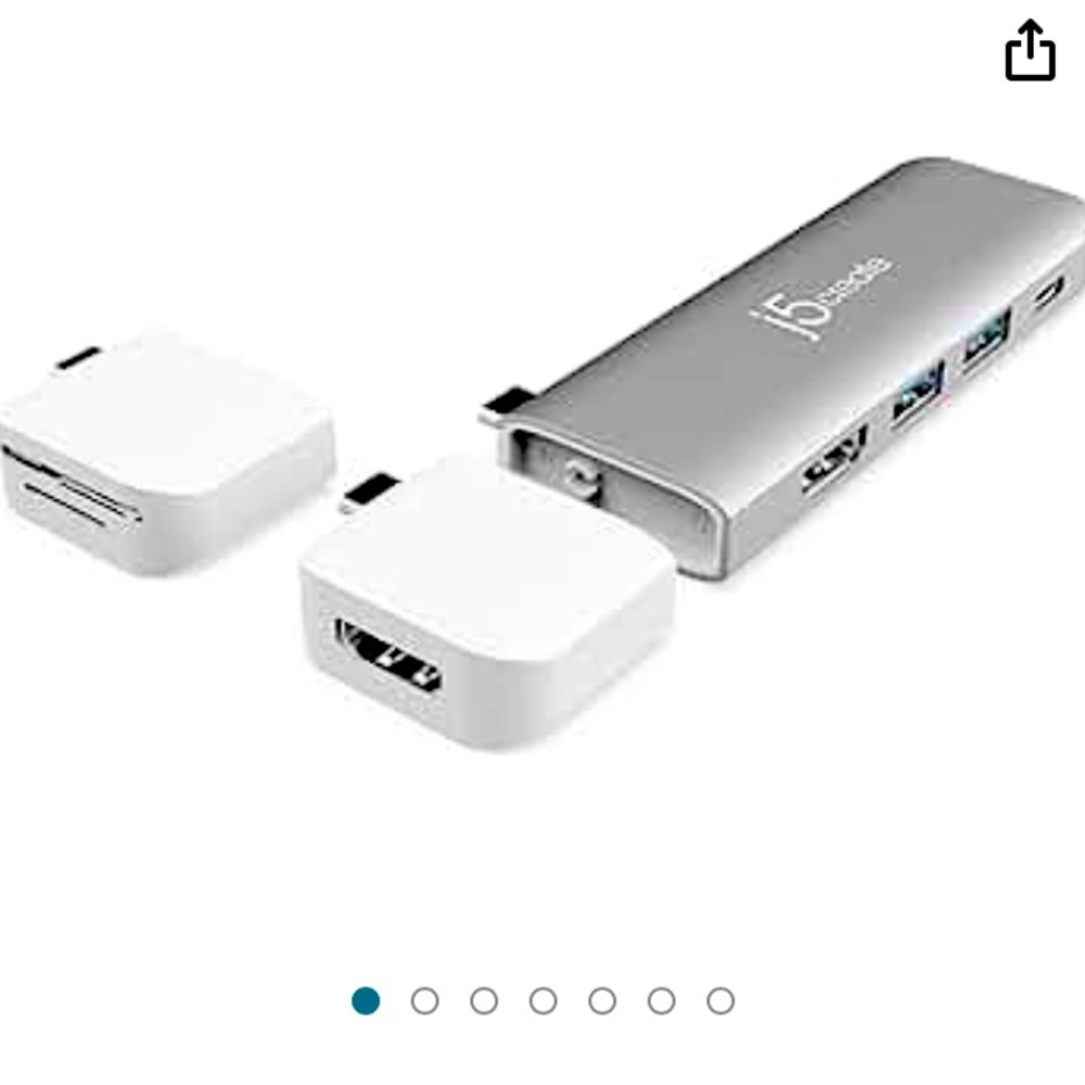 J5 Create USB-c docking hub with adapters